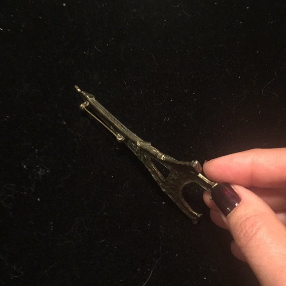 Vintage 1955 Eiffel Tower Brooch - Picture 5 of 5
